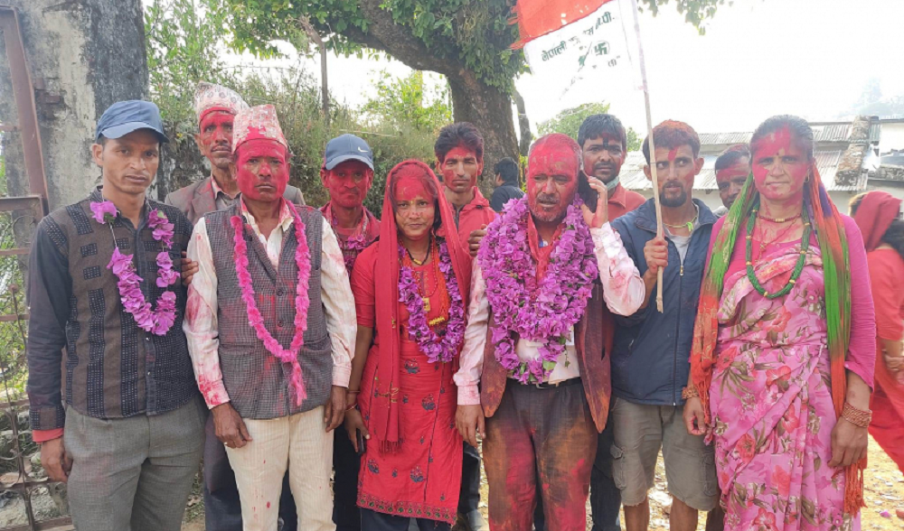 बैतडी मेलौलीको मेयरमा माओवादीका भुकम्प विजयी, उपमेयरमा बिष्ट