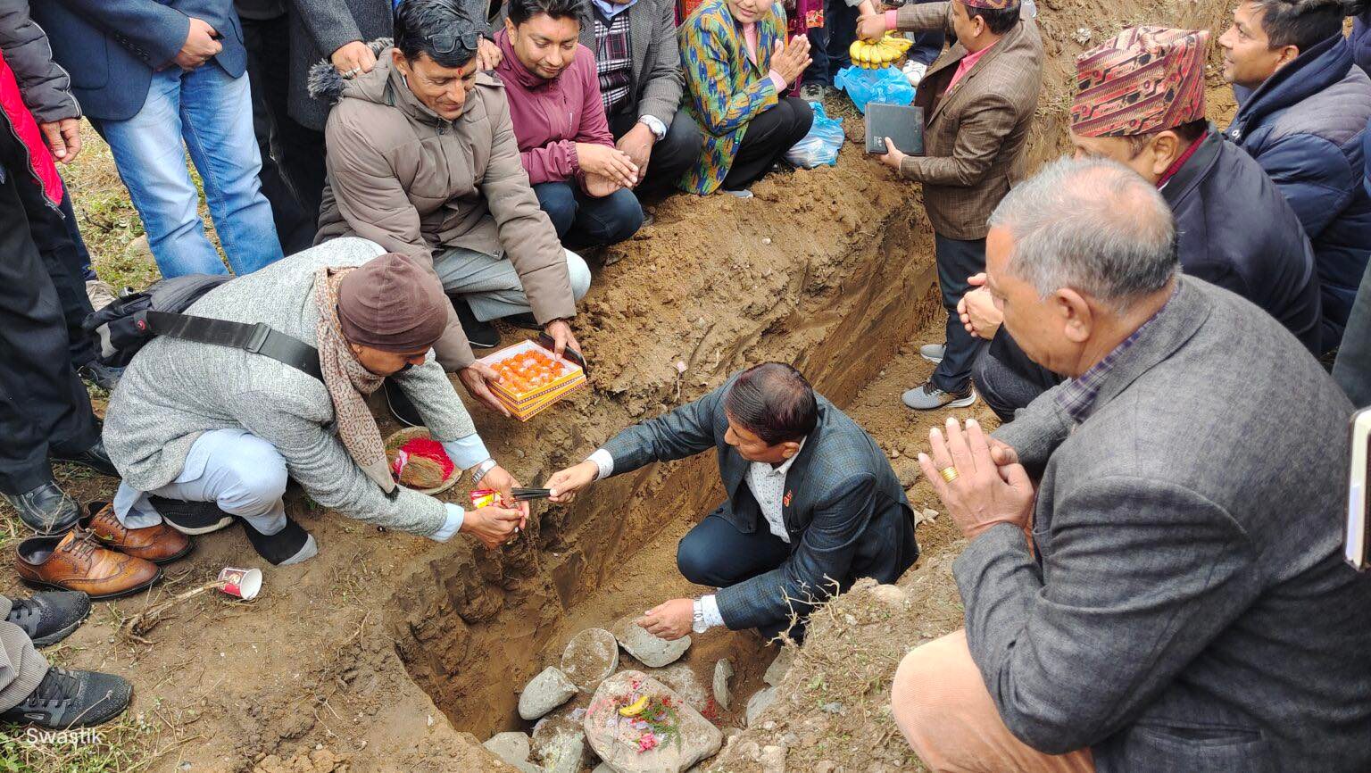 रुपन्देहीमा तिलोत्तमा ट्राम रेलको शिलान्यास